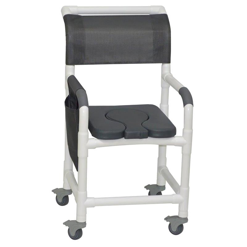 Palm Island seat with cover inserted and Ninja Gray backrest