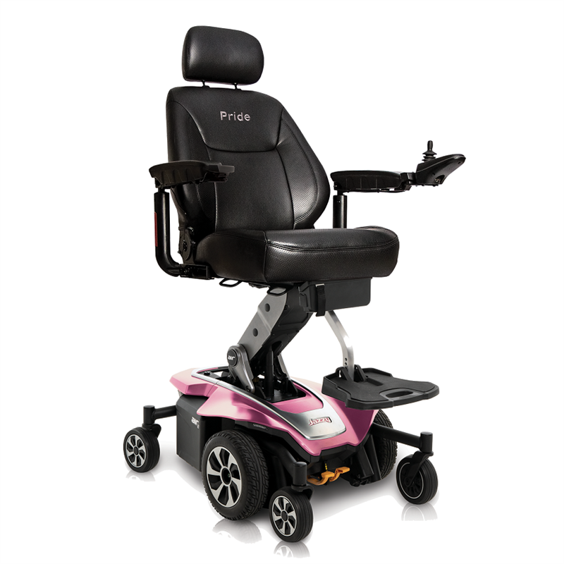 Jazzy Air 2 Power Wheelchair in Pink Topaz
