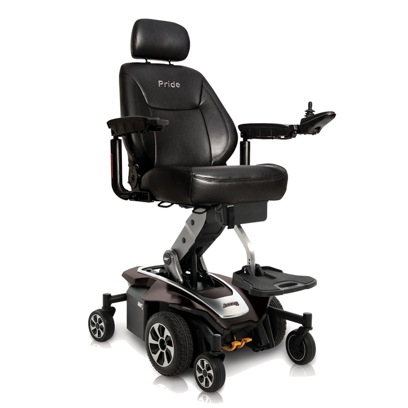 Jazzy Air 2 Power Wheelchair in Black Pearl - Matte