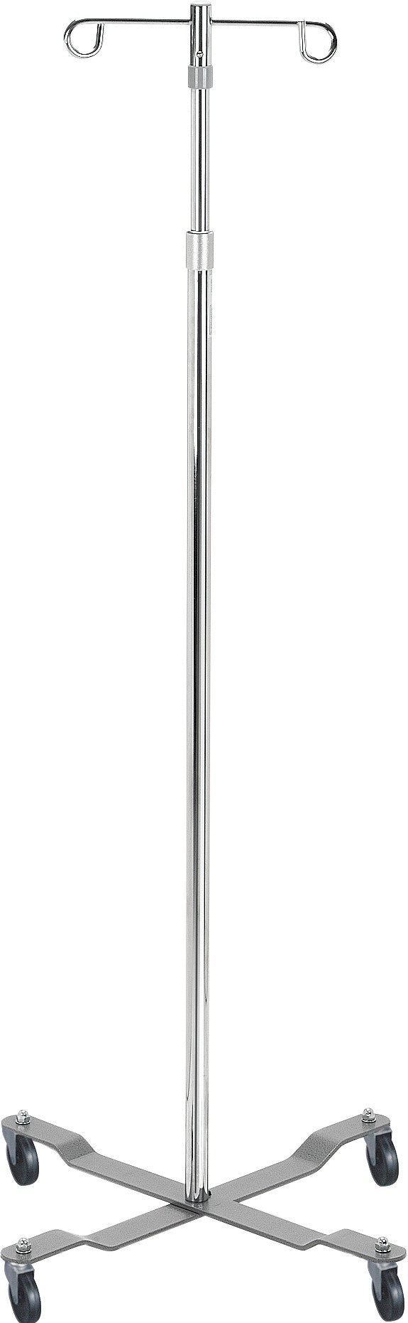 Four hook IV pole on wheels|Two Hook Pole