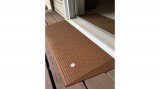 Transitions Angled Entry Mat is available in two heights and three colors|Hazelnut Brown Transition Angled Mat|Easy acess to your home with transitions angle mat comes in 1.5 and 2.5 inch height.|Storm Gray Transition Angled Mat|Black Transition Angled Mat