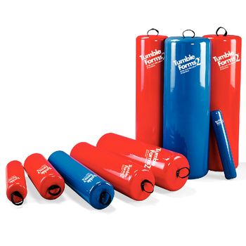 Tumble Forms 2 Rolls, brightly colored rolls are adaptive shapes for rolling and rocking movements, and for positioning and neurodevelopmental training