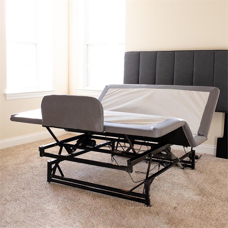 Flex-A-Bed Hi-Low Adjustable Bed fully adjusted in home