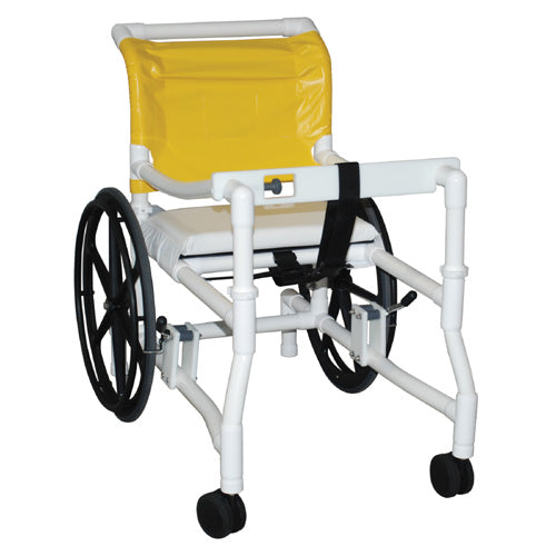 Use as a walker, transfer chair for a patient or self propel yourself!|Upgrade your casters for a total locking, heavy duty stainless steel caster|Choose backrest color and fabric (seat is standard white)