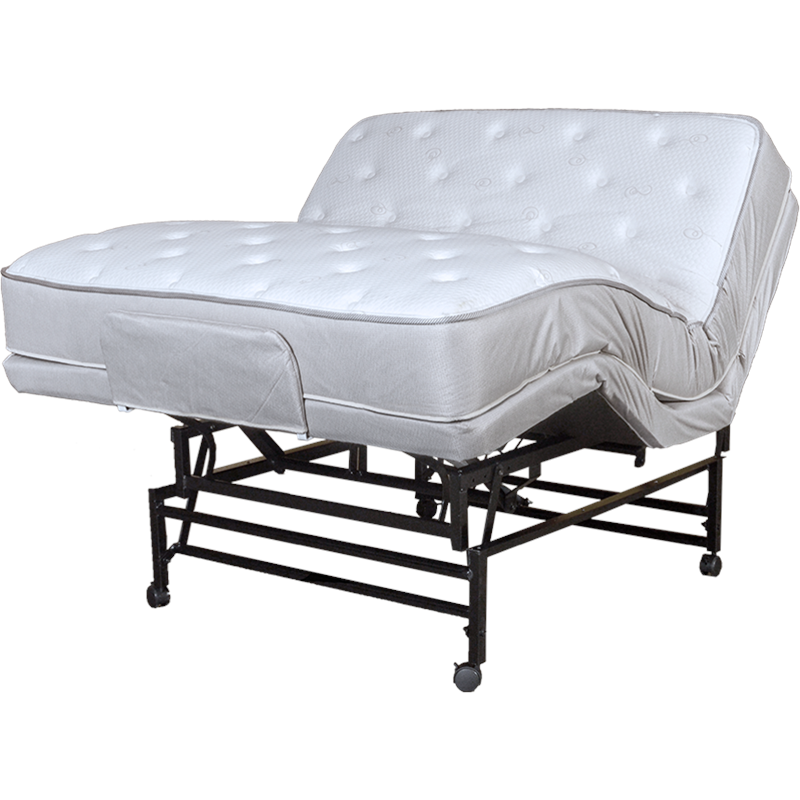 Fully Electric head and knee articulation with hi-low bed with mattress