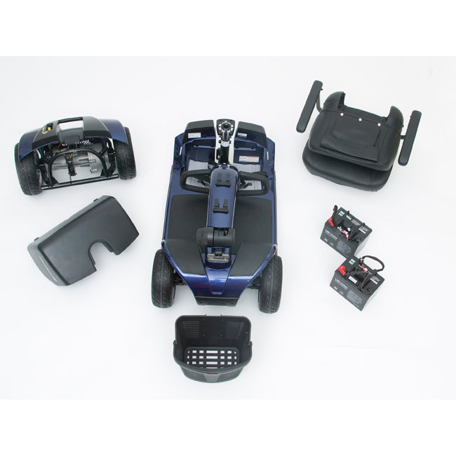 One Hand disassembly makes transport a breeze!