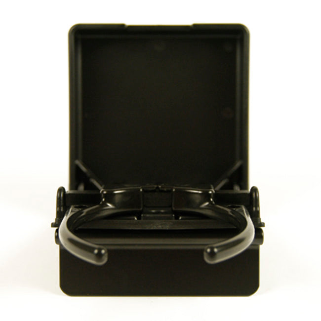 Top View of the Pride Mobility Cup Holder|Front view of the Top View of the Pride Mobility Cup Holder|Easy to close Pride Mobility Cup Holder