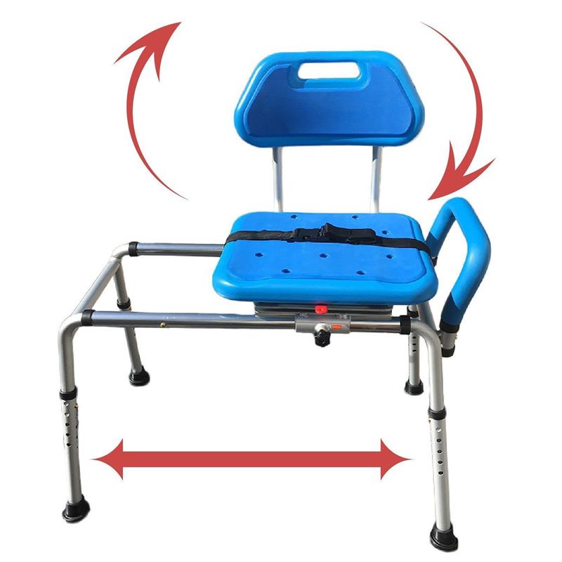 Gateway Sliding Bath Bench with Swivel Seat in gray|Gateway Sliding Bath Bench with Swivel Seat in blue|Benchmate Split Shower Curtain in Beige is Optional|Benchmate Split Shower Curtain in White is Optional|Gateway Sliding Bath Bench with Swivel Seat Dimension|Gateway Sliding Bath Bench with Swivel Seat|Gateway Sliding Bath Bench with Swivel Seat in blue|Gateway Sliding Bath Bench with Swivel Seat