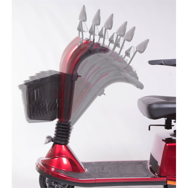 Adjustable Tiller on Companion Scooter