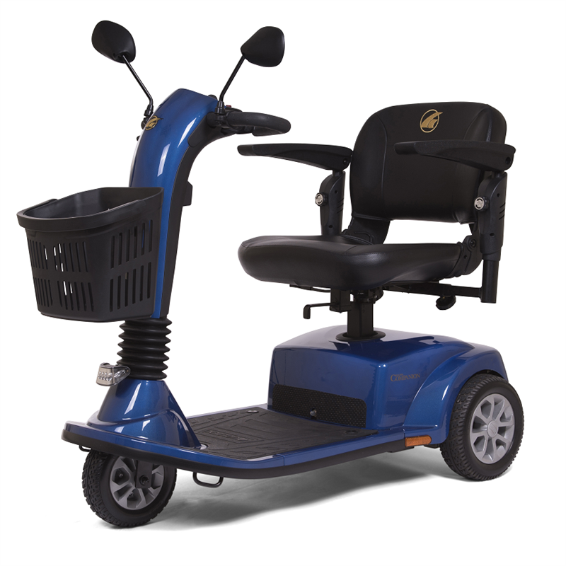 Companion 3-Wheel Full Size Scooter by Golden Technologies in Blue