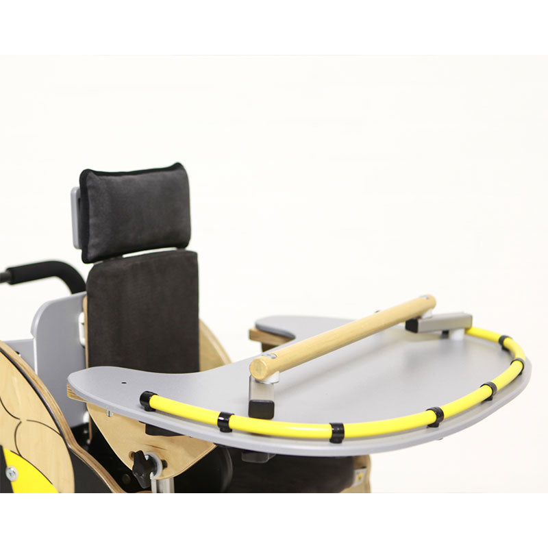 Optional grab bar is available with purchase of the optional tray