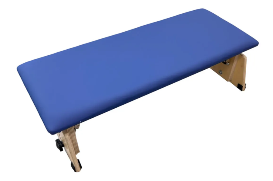 Axis Therapy Bench by Circle Specialty|Axis Therapy Bench by Circle Specialty|Axis Therapy Bench - Adjustment Knobs|Axis Therapy Bench - Top|Axis Therapy Bench - Front|Optional Back Support with Laterals|Optional Back Support with Laterals - Width Adjustment|Optional Back Support with Laterals & Optional Knee Blocks with Abductor