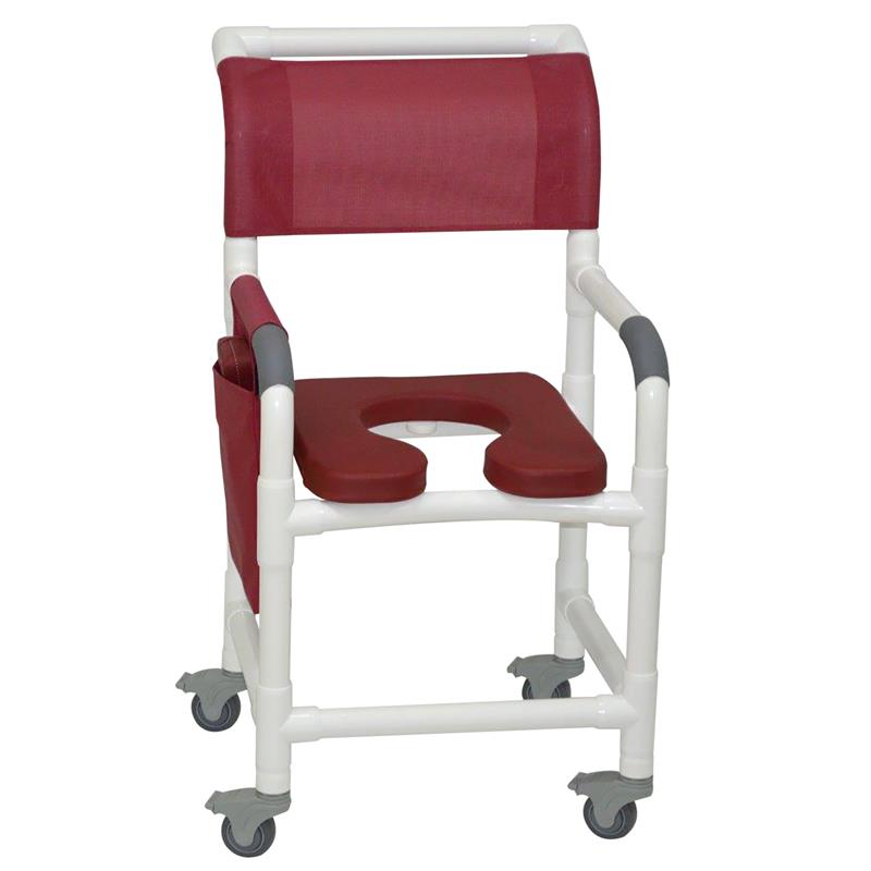 Burgundy seat with cover removed and Maroon backrest