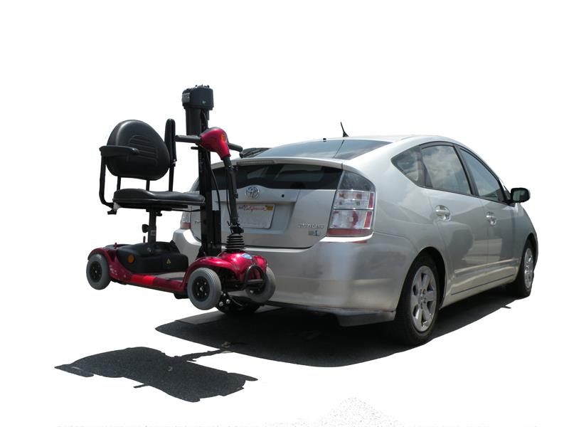 TriLift Classic Mobility Carrier fits on small vehicles, too!