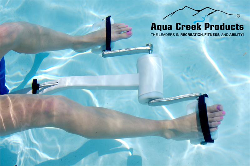 Aqua Creek Portable Pro Pool Lift 2 in Blue|Aqua Creek Portable Pro Pool Lift 2 in blue|Aqua Creek Portable Pro Pool Lift 2 in Gray|Aqua Creek Portable Pro Pool Lift 2 in Tan|Optional Head Rest - front view|Optional Head Rest - back view|Cover 3 color choices, Blue, gray and tan|Optional Cycle Attachment|Optional Cycle Attachment