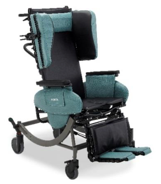 Synthesis Tilt Recliner Chair with Geyser Upholstery, Tungsten Sand Frame