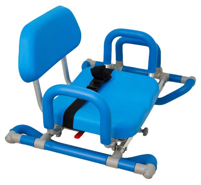 Hydroslide Sliding Bath Chair with Swivel Seat by Platinum Health is an innovative safe way to enter a tub
