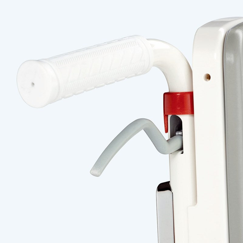 Locking Handles on Heron Shower and Commode chair