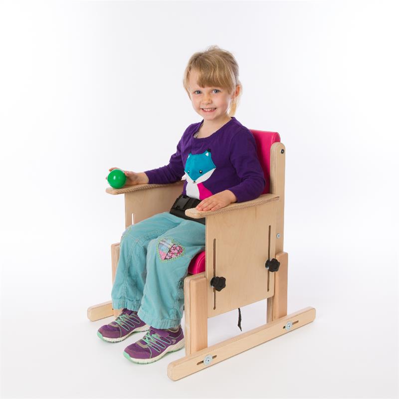 Smirthwaite Heathfield Chair with User and optional "skis"
