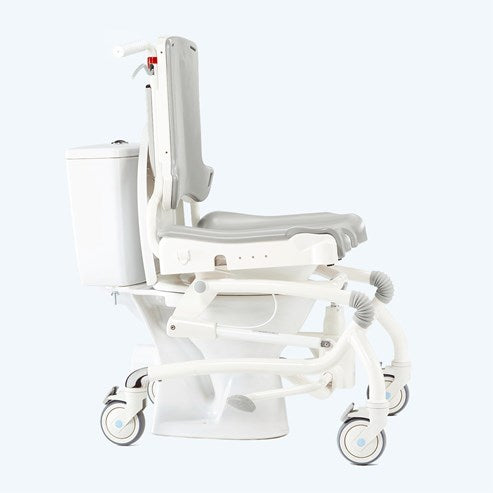 Heron Shower and Commode Chair over standard commode