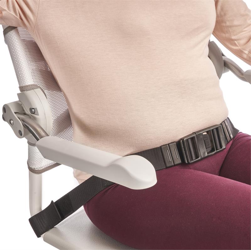 Optional hip belt is adjustable