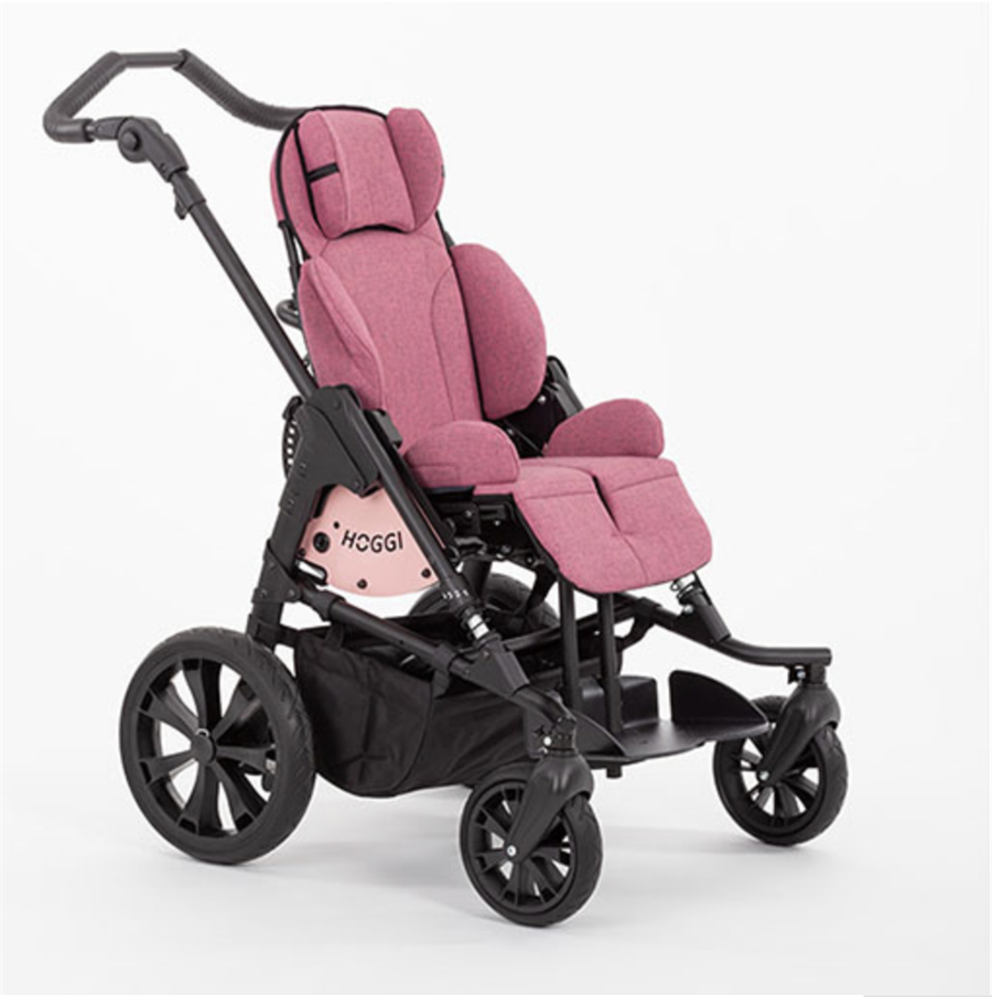 Hoggi Bingo Evolution Rehab Push Chair - Berry Soft