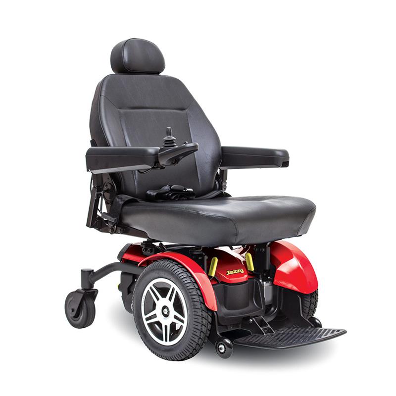 Pride Mobility Jazzy Elite 14 - Red|Pride Mobility Jazzy Elite 14 - Blue|Pride Mobility Jazzy Elite 14 - 14 inch tires|Pride Mobility Jazzy Elite 14 - Color Through Shroud|Pride Mobility Jazzy Elite 14 - Performance Electronics|Pride Mobility Jazzy Elite 14 - Easy Access Free Wheels|Pride Mobility Jazzy Elite 14 - Rear Basket|Pride Mobility Jazzy Elite 14 - Saddle Bag|Pride Mobility Jazzy Elite 14 - Cup Holder|Pride Mobility Jazzy Elite 14 - Weather Cover