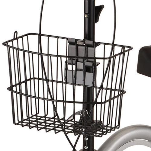 Optional Knee Basket is easy to install and remove when not in use