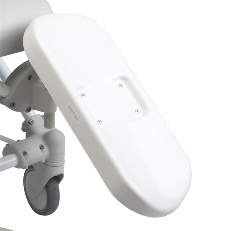 Optional Leg- and calf support are angle adjustable