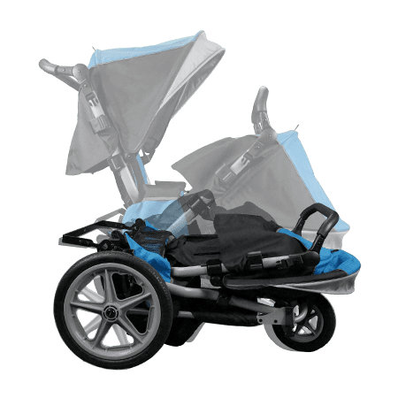 Leggero Dyno 3-Wheel Tilt Stroller is easy to fold for storage