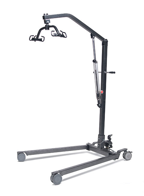 Lumex® Patient Hydraulic Lift with Foot Pedal|Lumex® Patient Hydraulic Lift with Foot Pedal Side|Full-Body Mesh Sling|Full-Body Mesh Commode Sling