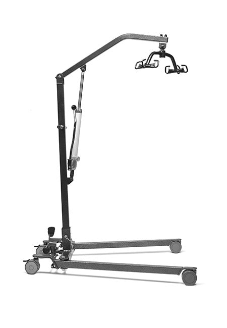 Lumex® Patient Hydraulic Lift with Foot Pedal|Lumex® Patient Hydraulic Lift with Foot Pedal Side|Full-Body Mesh Sling|Full-Body Mesh Commode Sling