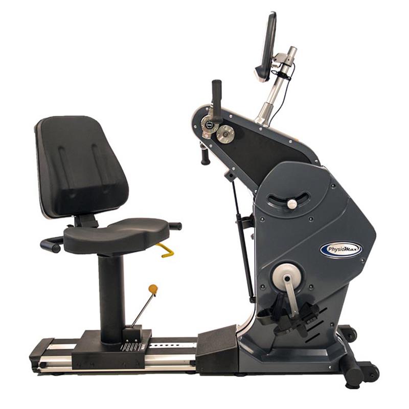 HCI PhysioMax Upper Body Ergometer & Recumbent Bike|HCI PhysioMax - Removable Seat|HCI PhysioMax - Accommodates Wheelchairs|HCI PhysioMax - Pedal|HCI PhysioMax - Adjustable Positions|HCI PhysioMax - Arm and handle|HCI PhysioMax|HCI PhysioMax - Seat|HCI PhysioMax - Display Console|HCI PhysioMax - Seat Recline
