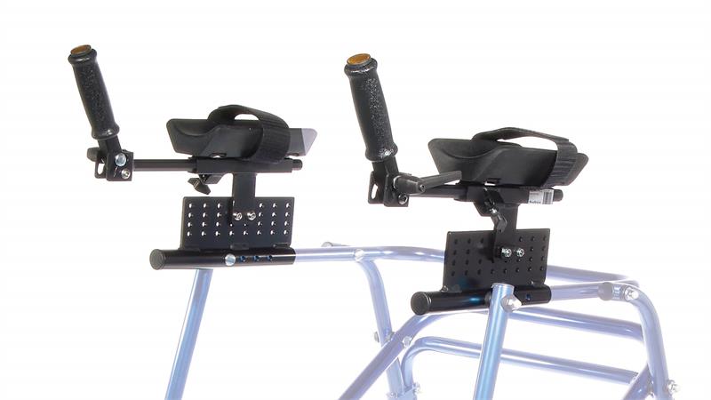 Optional Forearm Platform are adjustable and offer arm support