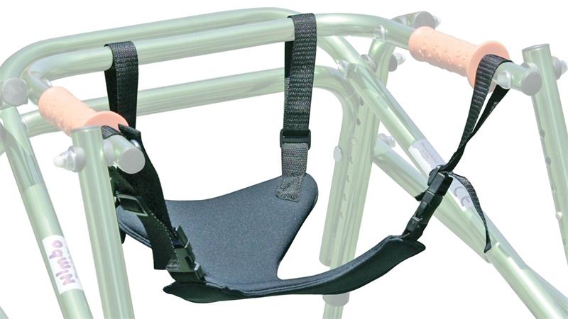 Optional Soft Seat Harness comes in two sizes and moves with natural gait