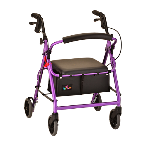 Nova GetGo Junior Rolling Walker in Purple