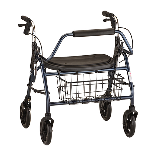 Nova Mighty Mack Heavy Duty Rolling Walker Blue