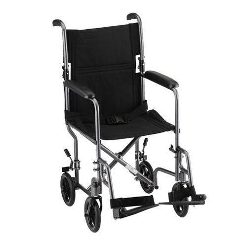Nova Steel 19" Transport Chair in Blue|Nova Steel 19" Transport Chair in Red|Nova Steel 19" Transport Chair in Black|Nova Steel 19" Transport Chair in Champagne