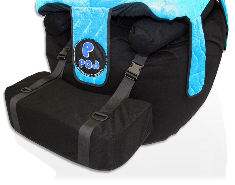 Optional Foot Bolster creates heightened surface for shorter legs