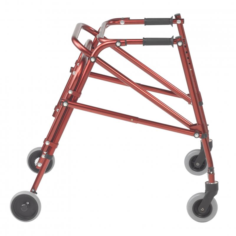 Castle Red Nimbo is available in X-Small, Small, Medium, and Large