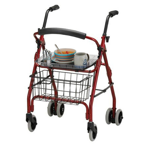 Optional tray is lightweight