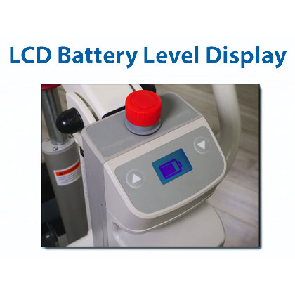 Span America F500P Full Body Power Patient Lift|Six point spreader bar for F500P patient lift|Easy to read LCD Battery level display screen on Span America F500P lift|2 Button control is easy to use by most users|Optional Savaria Universal Sling