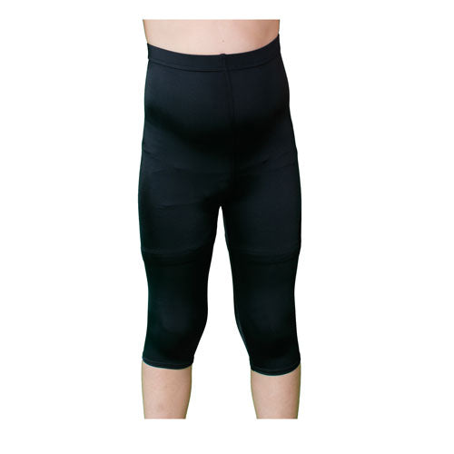 Black SPIO - Front Lower Body Orthosis Knee Length Pant System|Black SPIO - Back Lower Body Orthosis Knee Length Pant System