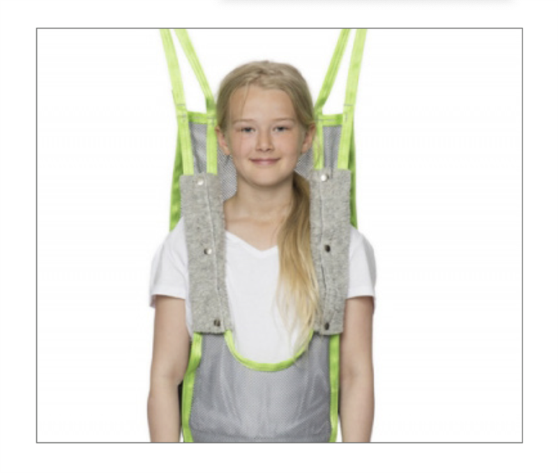 Activity Sling by Human Care|Activity Sling by Human Care Side View|Activity Sling by Human Care Back View|Activity Sling by Human Care Size and Color Chart