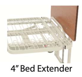 4" Bed Extender extends bed to 84" length