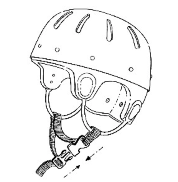 Quick Release Buckle Under Chin