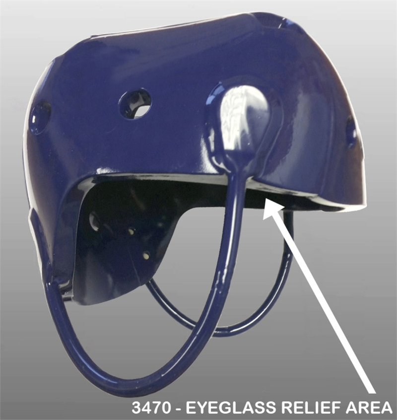 Danmar Soft Shell Safety Helmet Eyeglass Relief Area