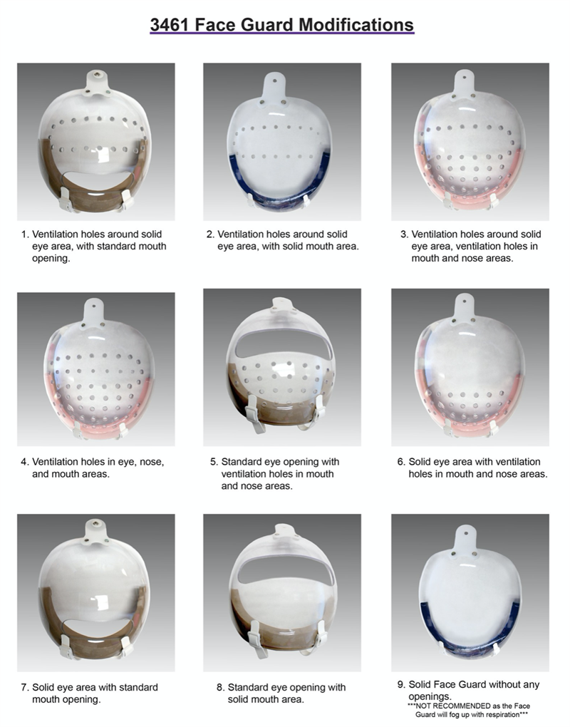 Danmar Hard Shell Helmet Faceguard Modification
