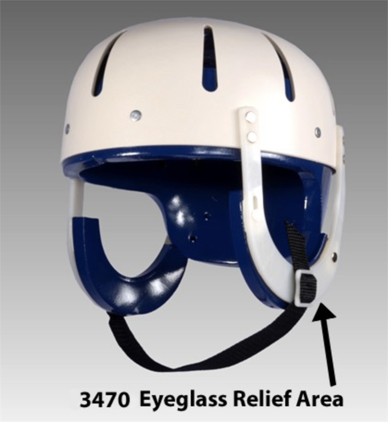 Danmar Hard Shell Helmet Eyeglass Relief Area
