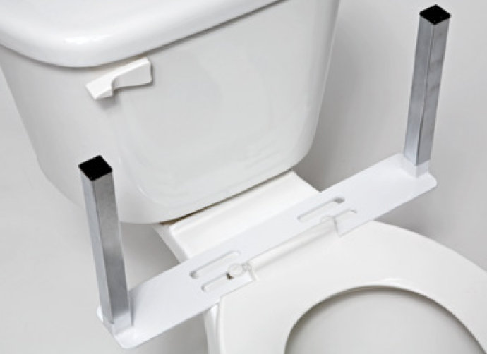 Inspired by Drive Contour Series Toilet Support in Hi-Back option|Toilet support with armrests and footrests package (Lo-Back option)|Inspired by Drive Contour Series Toilet Support in Lo-Back option|Plastic reducer ring option (comes standard with Small and Medium Reduced)|Optional Soft-Flex Splashguard|Small and Medium (Reduced Depth option) come with U-Shaped base|Padded reducer ring is available in x-small and small